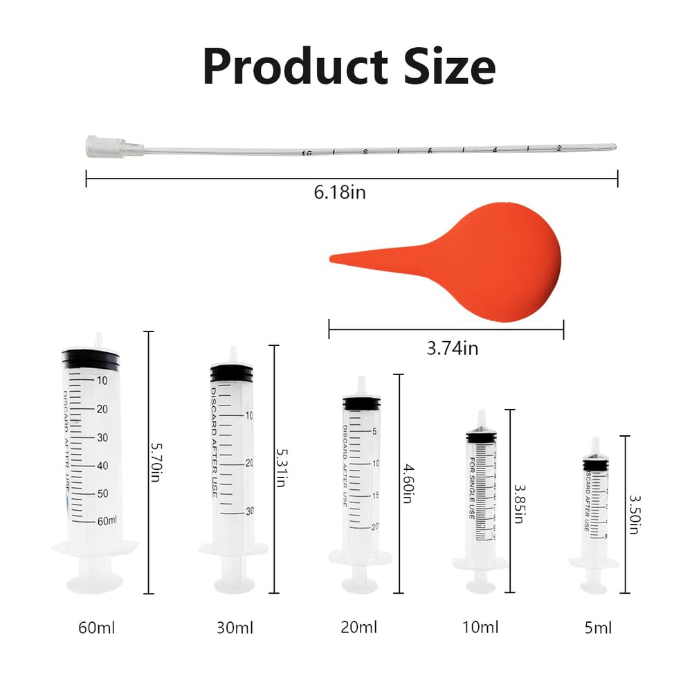 Séringue d'alimentation Yiqianhome 5 ml, précision facile pour les liquides