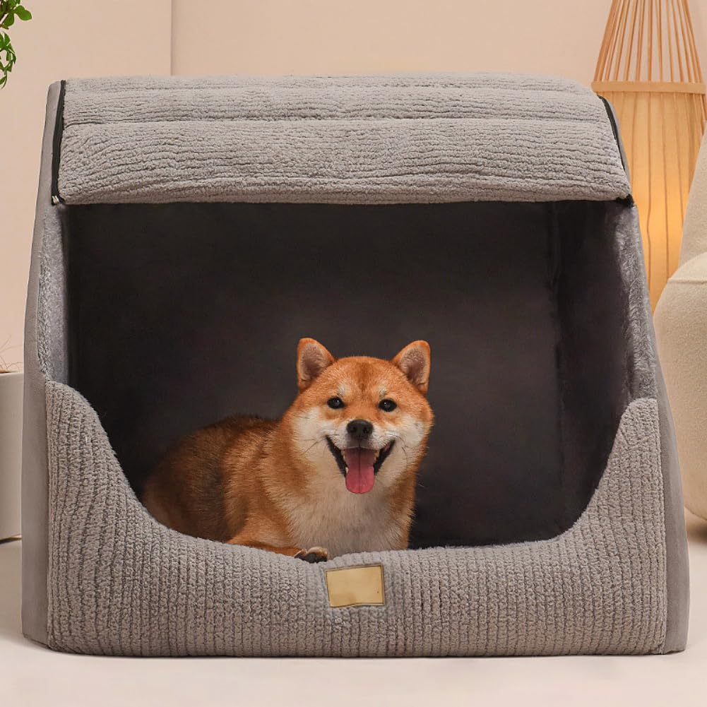 YISLEND coussin amovible doux gris XL, lavable et facile à remplacer