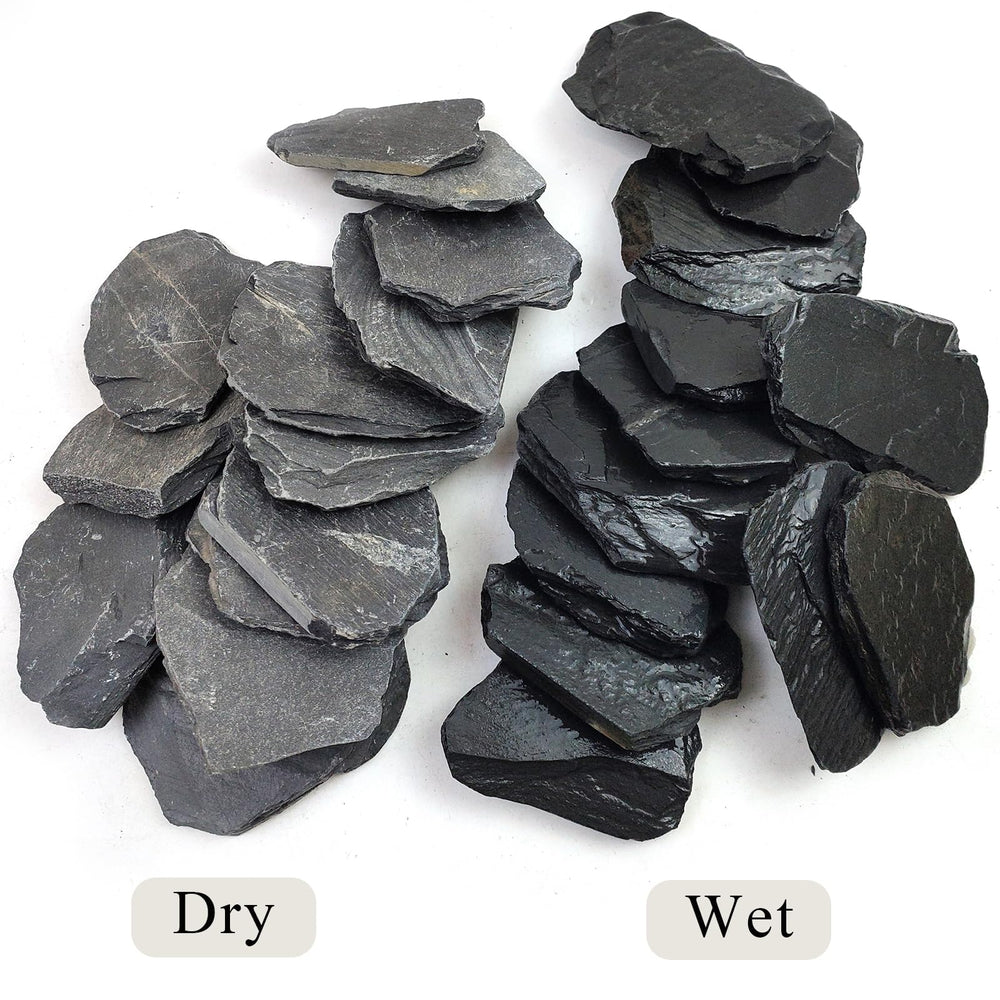 YISZM ardoise décorative pour aquarium, mise en scène facile et naturelle.