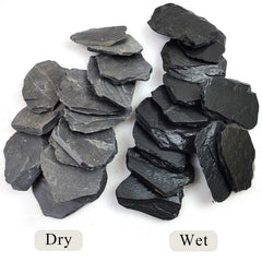 YISZM ardoise décorative pour aquarium, mise en scène facile et naturelle.
