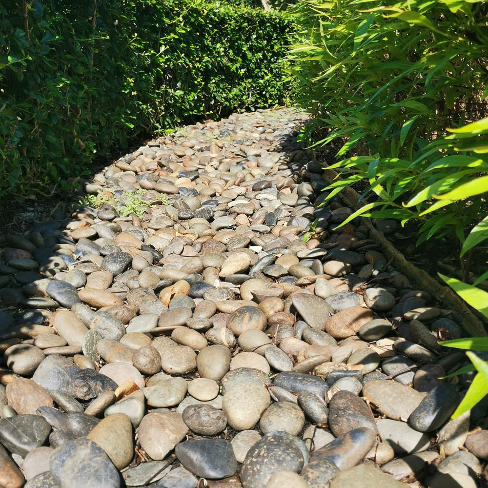 Couleurs plus vives des pierres YISZM mouillées pour effets aquatiques.