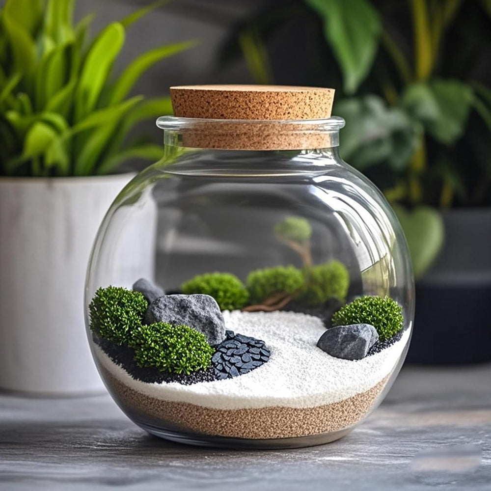 Sable YISZM blanc crée un habitat confortable pour poissons et plantes.