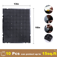 Tapis YITESHI utilisé autour du canapé, usage intérieur.