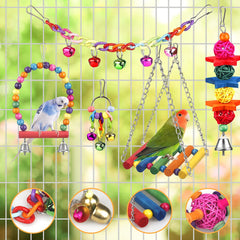 Jouet YIXUND balancoire avec cloches colorées stimulant l’amusement.