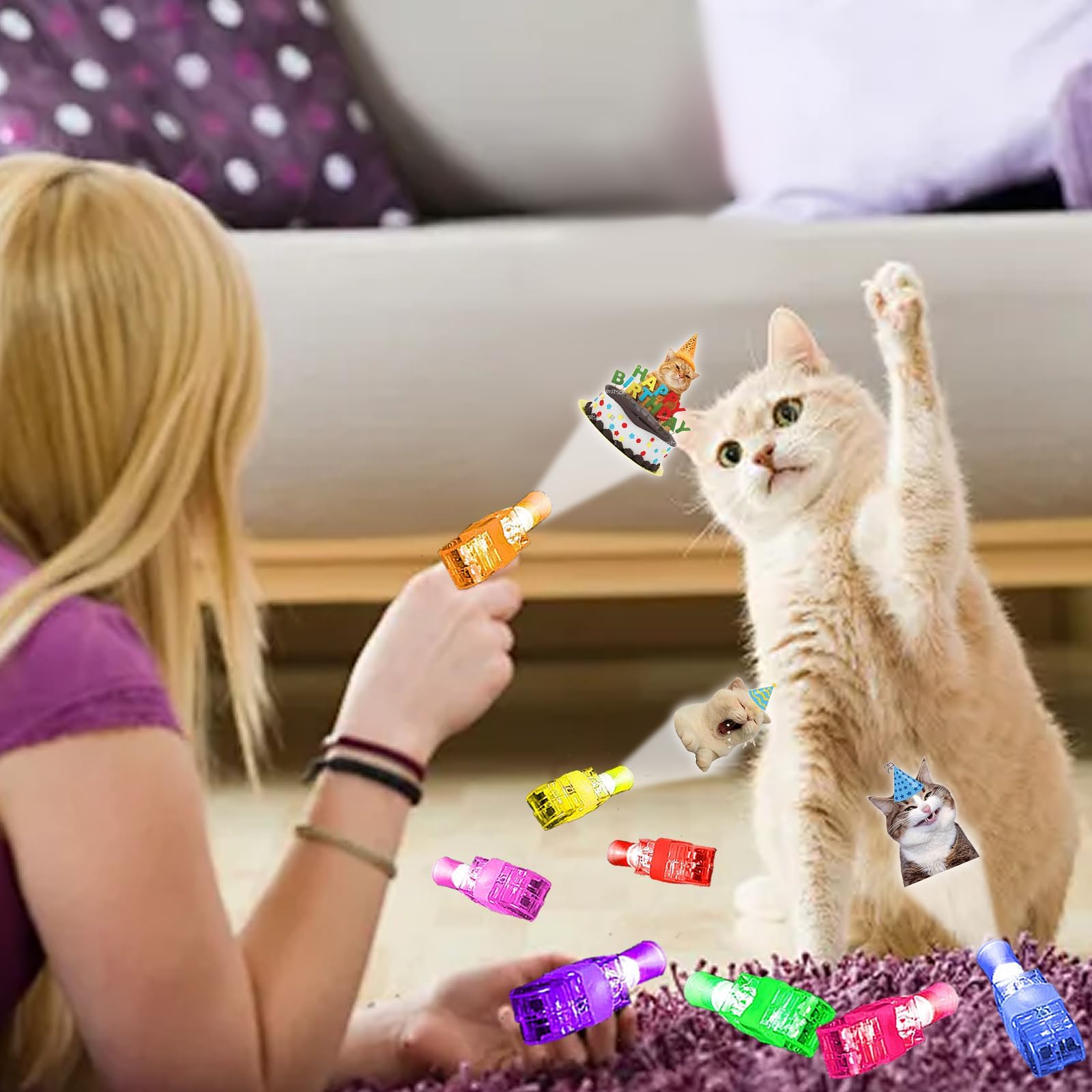 Petites lumières portables Yizeda, idéales pour sacs cadeaux et fêtes
