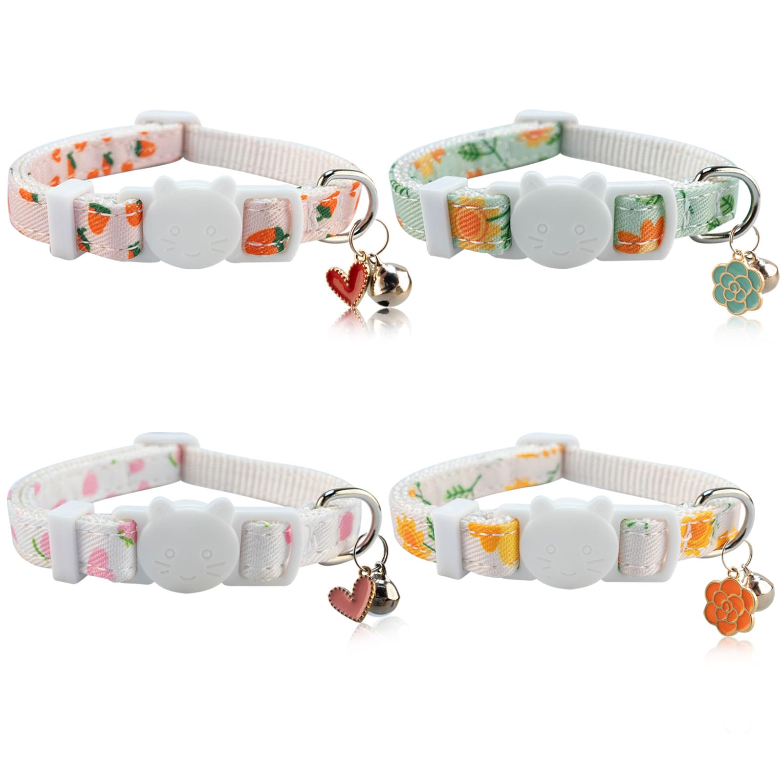 Collier Yizepet pour chat, clochette amovible, utile pour repérer votre compagnon.