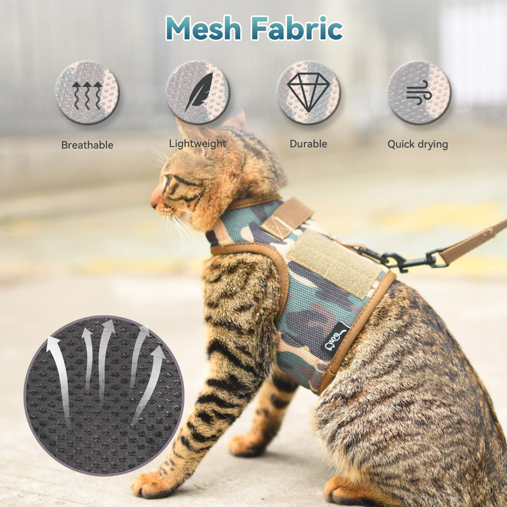 Harnais Yizhi Miaow dos rembourré pour le confort lors des sorties.