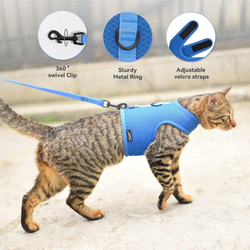 Harnais rembourré YIZHI MIAOW, confort accru lors des balades.