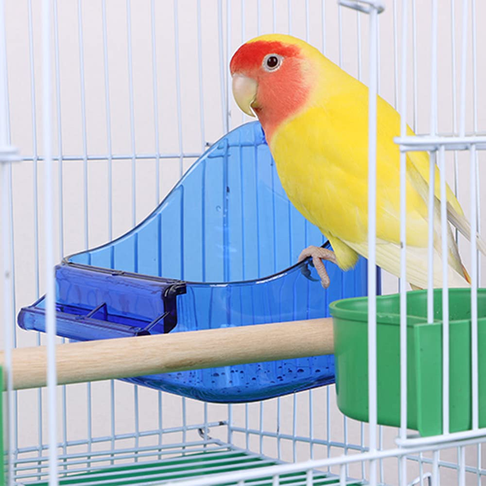 Bain d'oiseau YJJKJ: fixation universelle sur cage, montage rapide sans dommage.