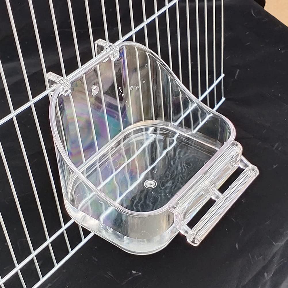 Bain d'oiseau YJJKJ: design sur poteau pour un accès facile.