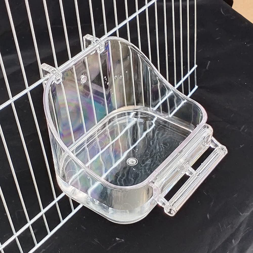 Bain d'oiseau YJJKJ: design sur poteau pour un accès facile.