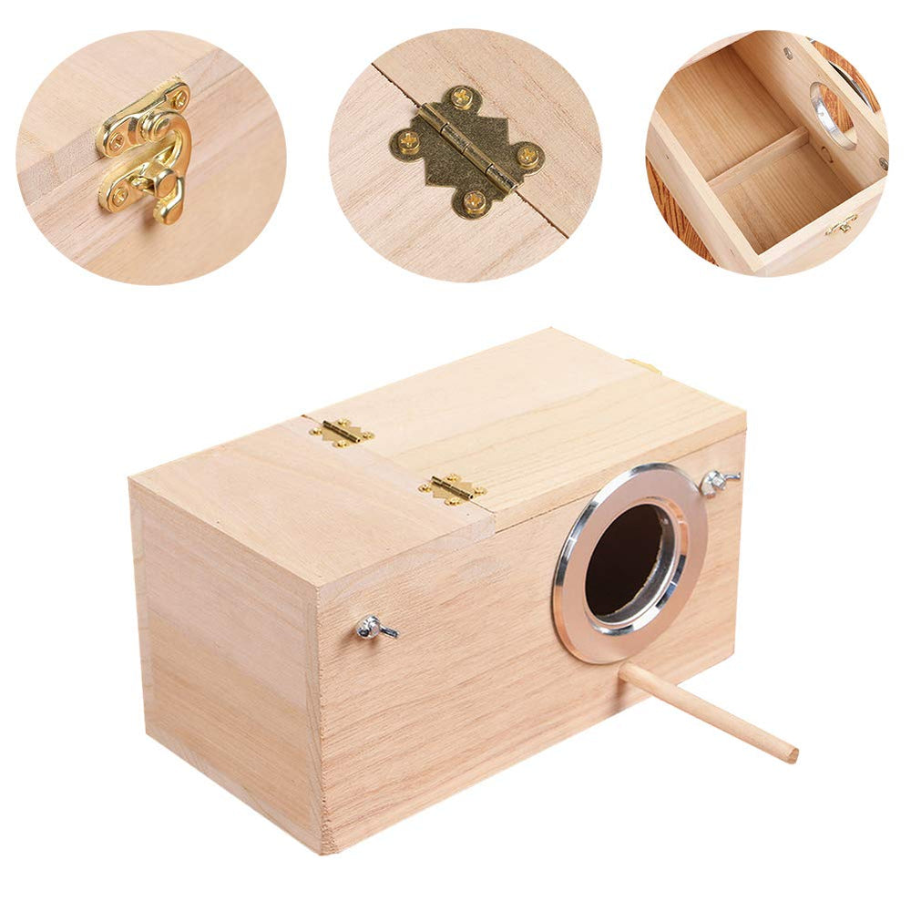 Nid YJJKJ pour perruche, ventilation optimisee pour un air frais.