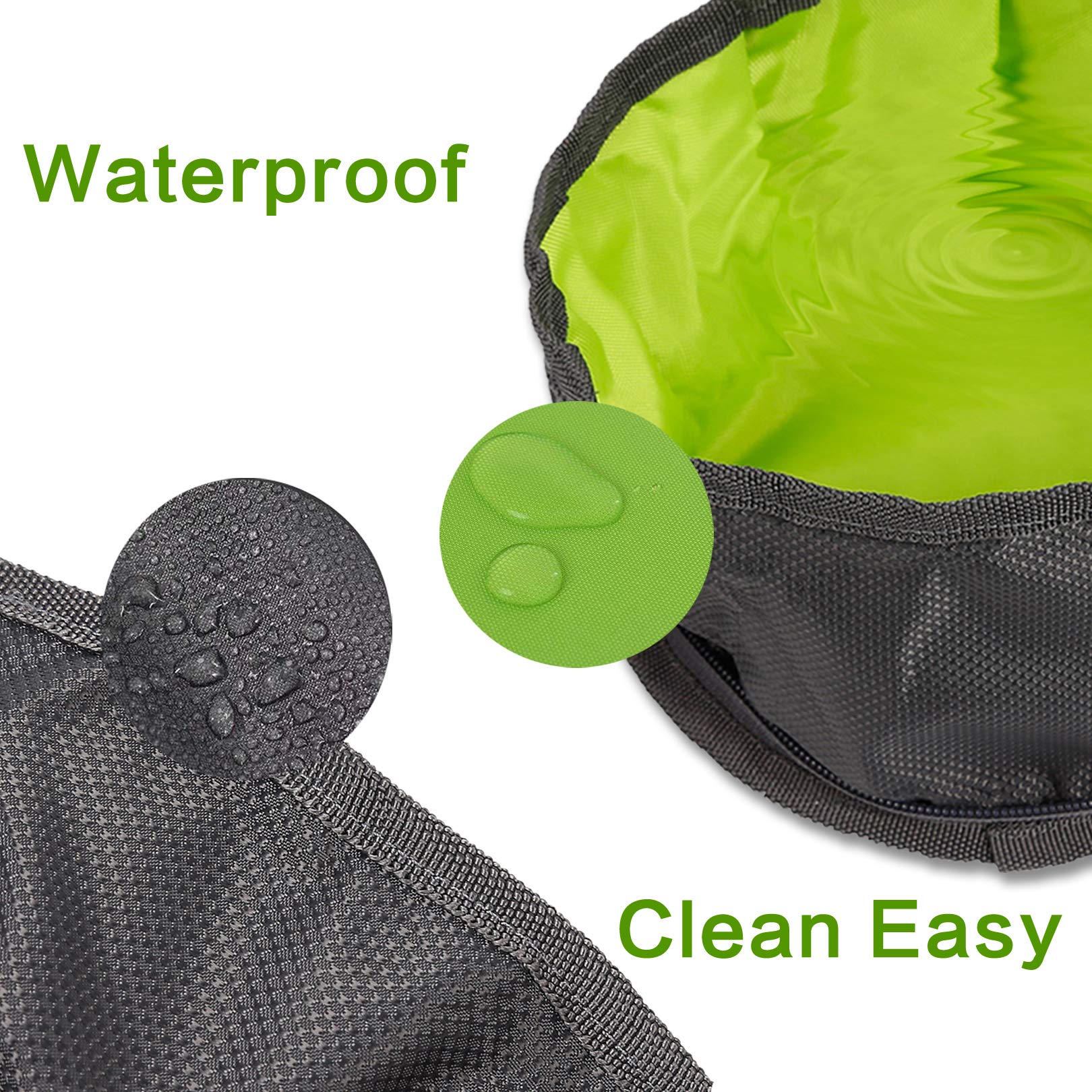 YMETECH bol pliable 50 oz, adapté à petites et grandes races en voyage.