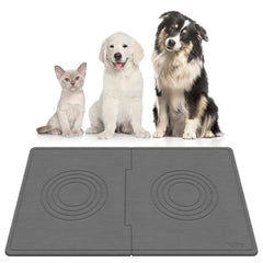 Yolife grand tapis-bol-chien-pierre: protection des sols contre éclaboussures
