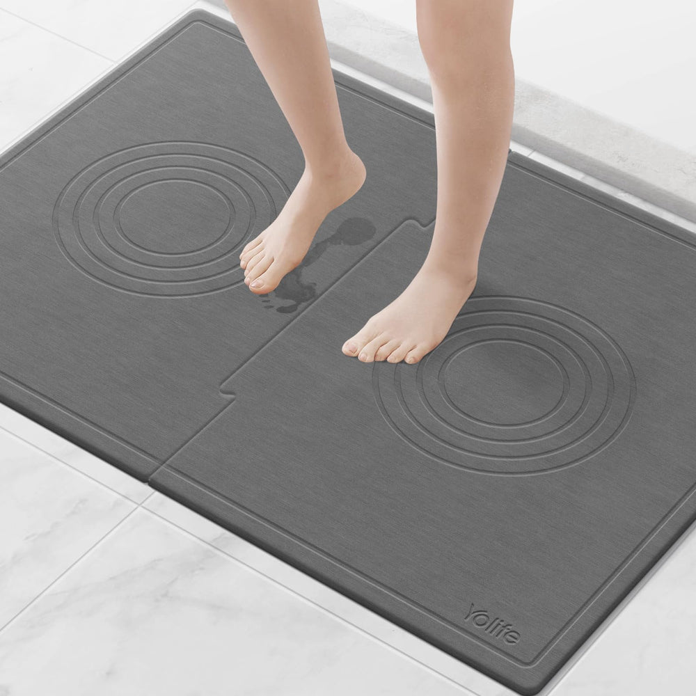 Yolife utilisations polyvalentes-pierre: tapis polyvalent pour sdb et cuisine