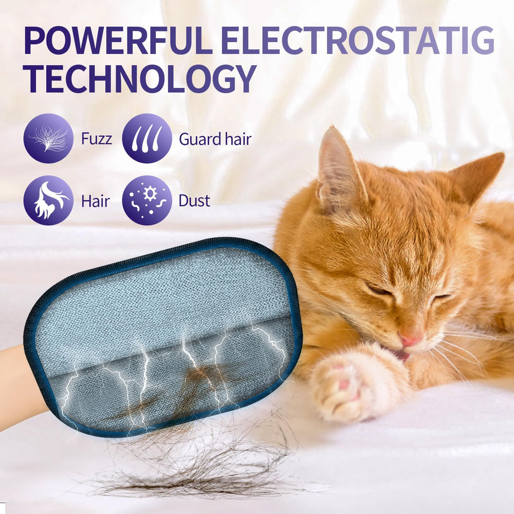 Gant YOMI PET pour draps et linge, élimination efficace des poils.