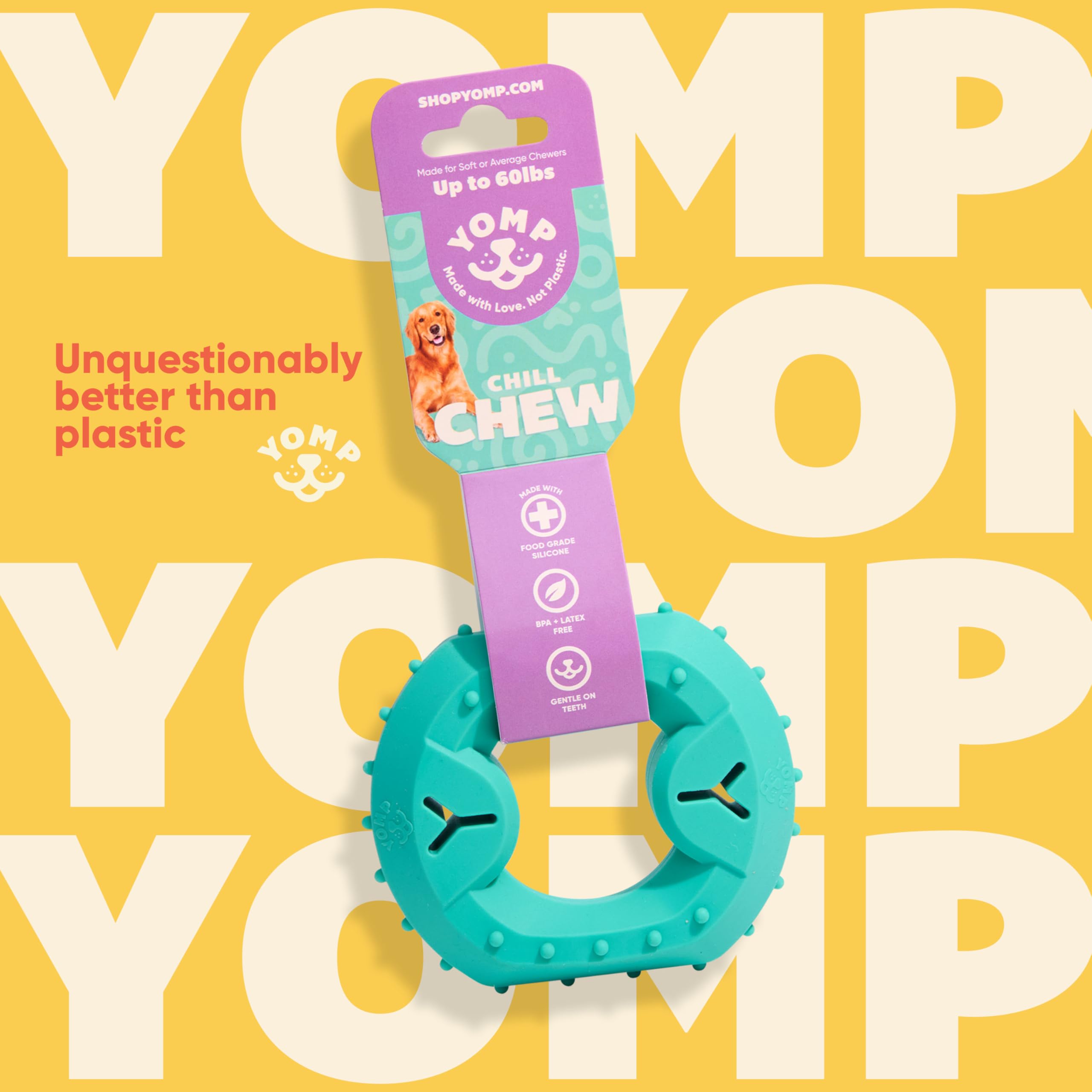 ChillChew de Yomp – expérience rafraîchissante et divertissante pour chiens.