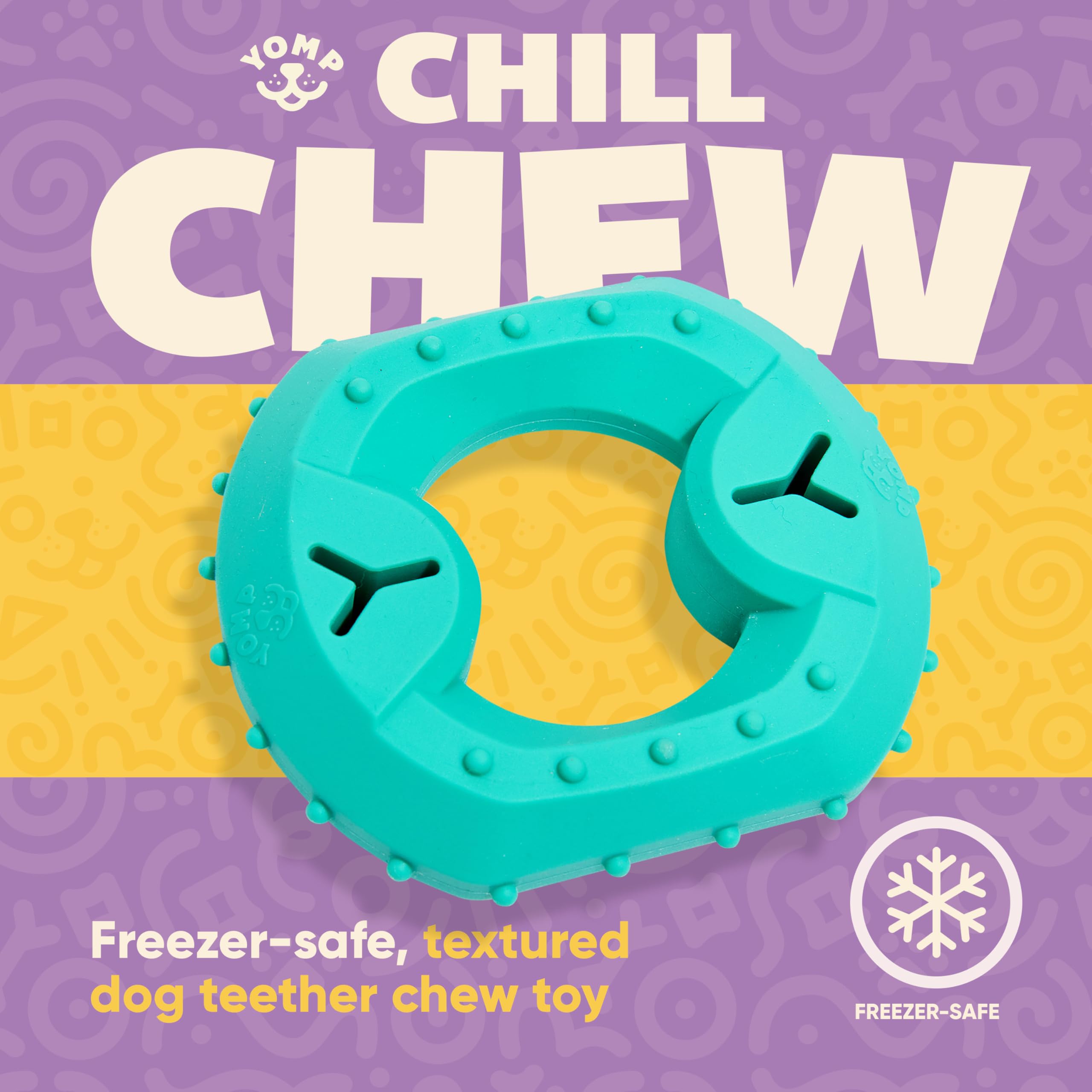 ChillChew de Yomp – jouet dentition doux pour mastiquer sans douleur.