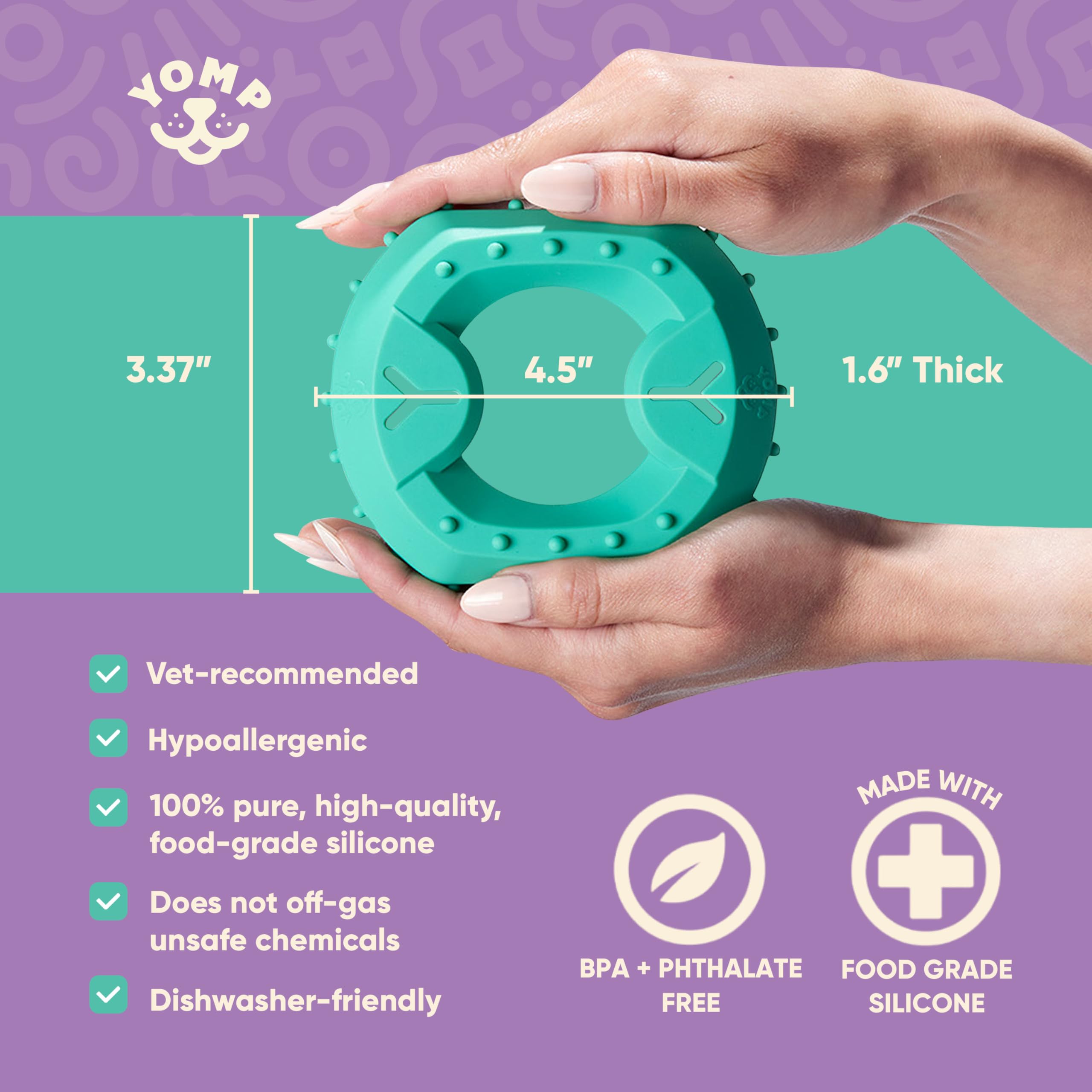 ChillChew de Yomp – silicone sain et non toxique pour chien.