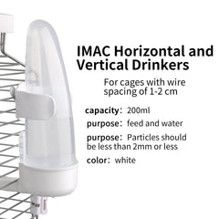 YOOSO WING bouteille transparente eau cage permet une surveillance simple