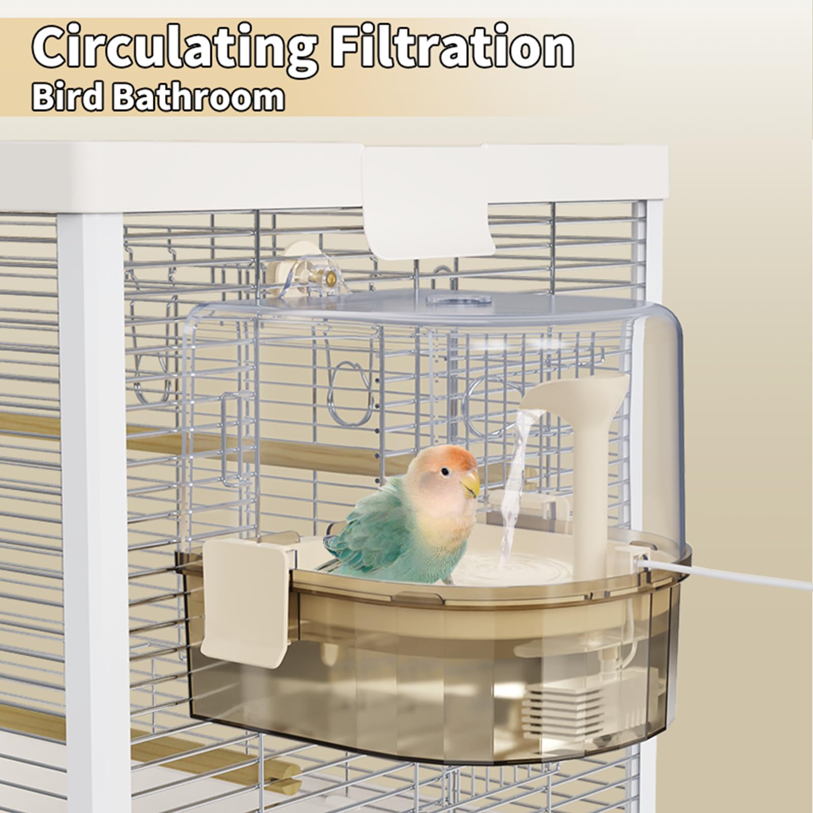 YOOSO WING filtration à 4 niveaux pour eau plus propre.