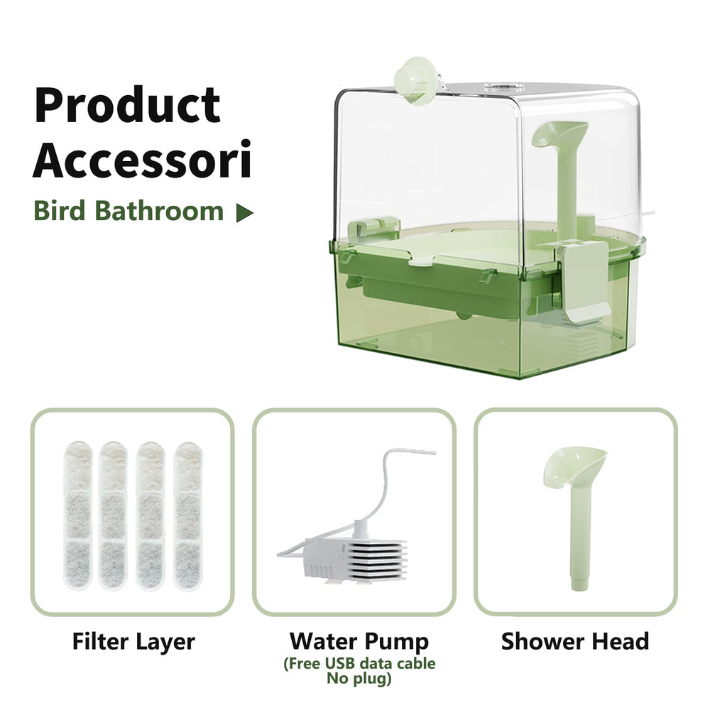 YOOSO WING convient petites et moyennes perruches, conures et calopsittes.