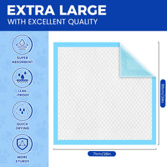 Tapis absorbant YOPETKI XL, technologie SAP pour haute absorption.