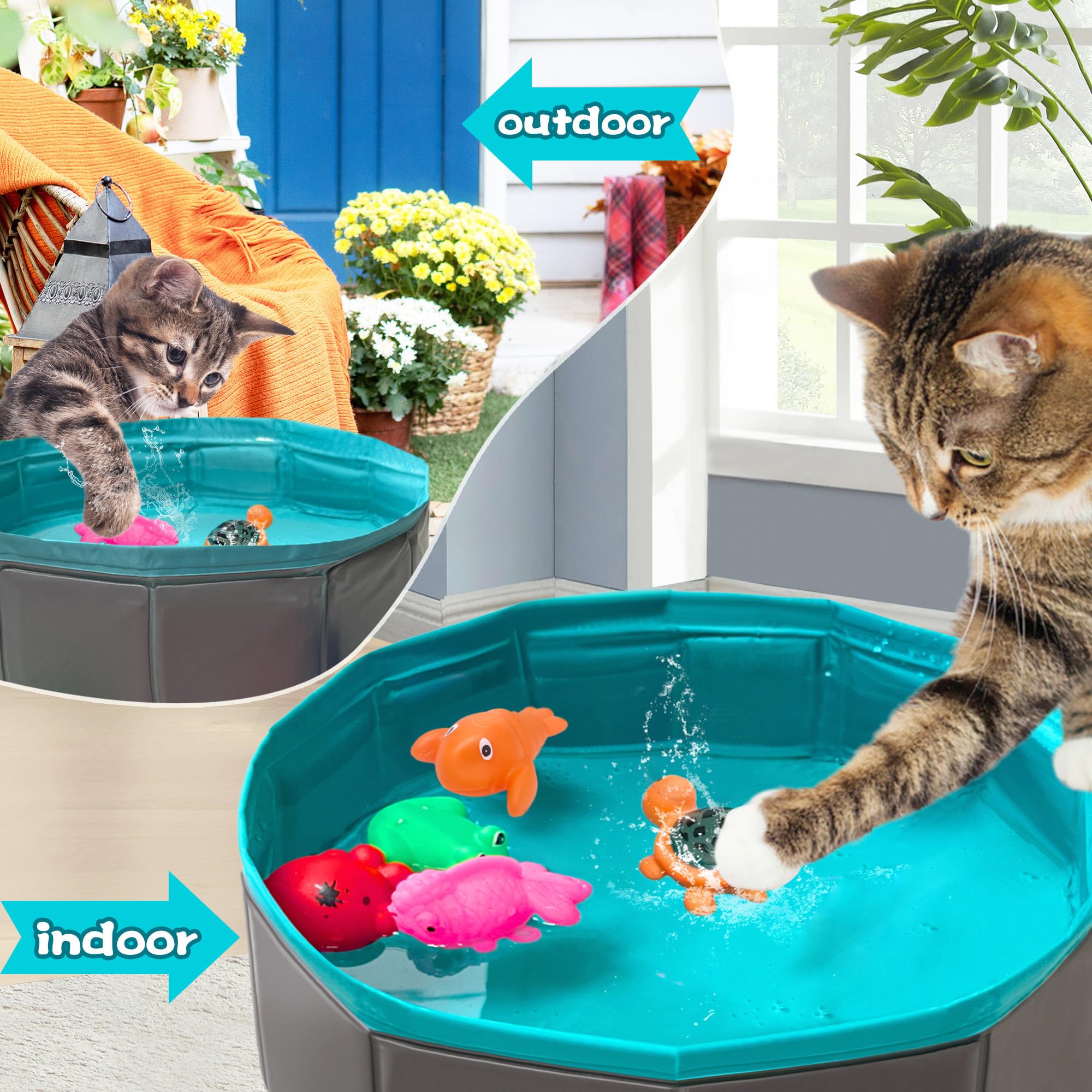 Yopetox jouets eau portables: jeux intérieurs et extérieurs faciles à transporter