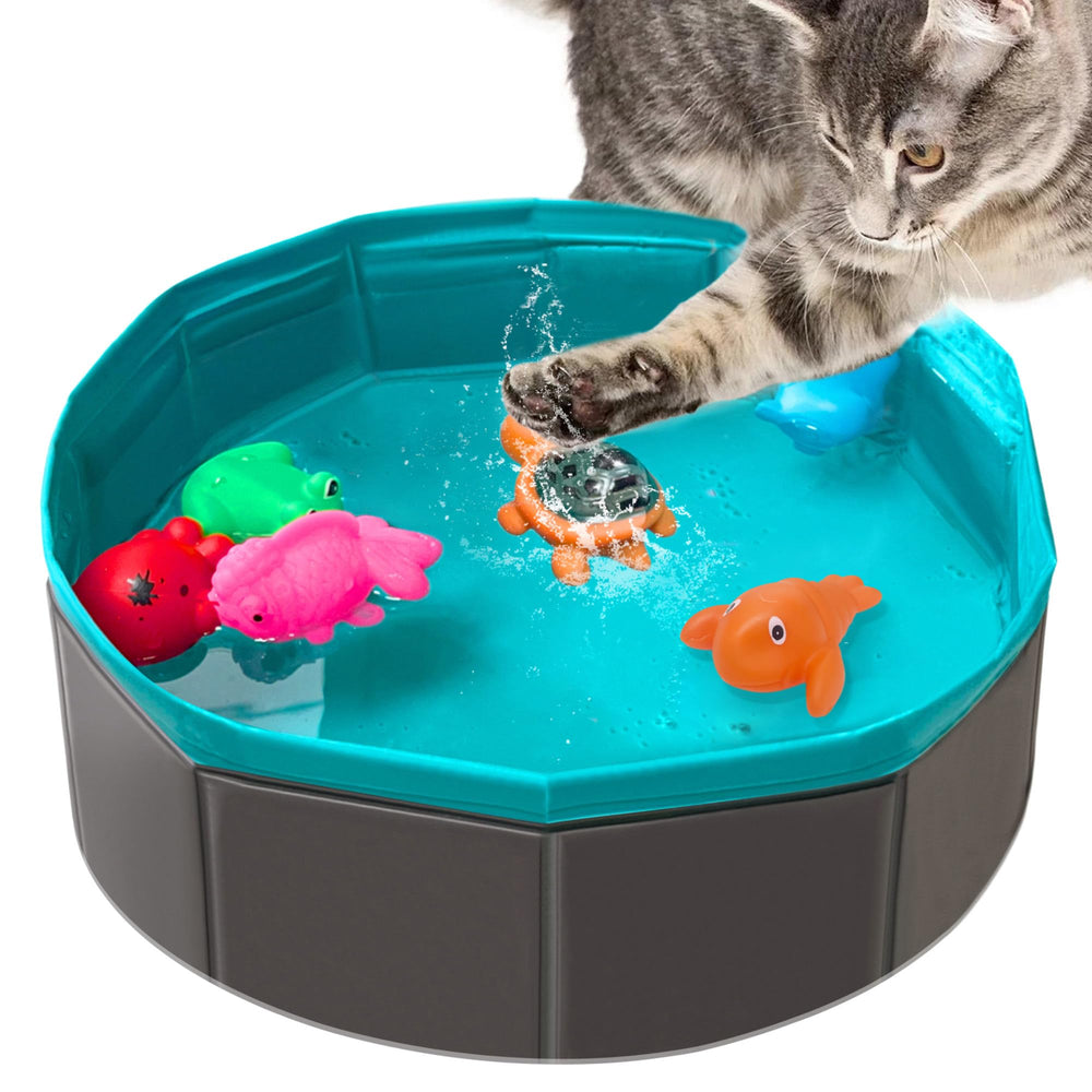 Yopetox piscine chat jouet eau: stimulation ludique et exercice léger