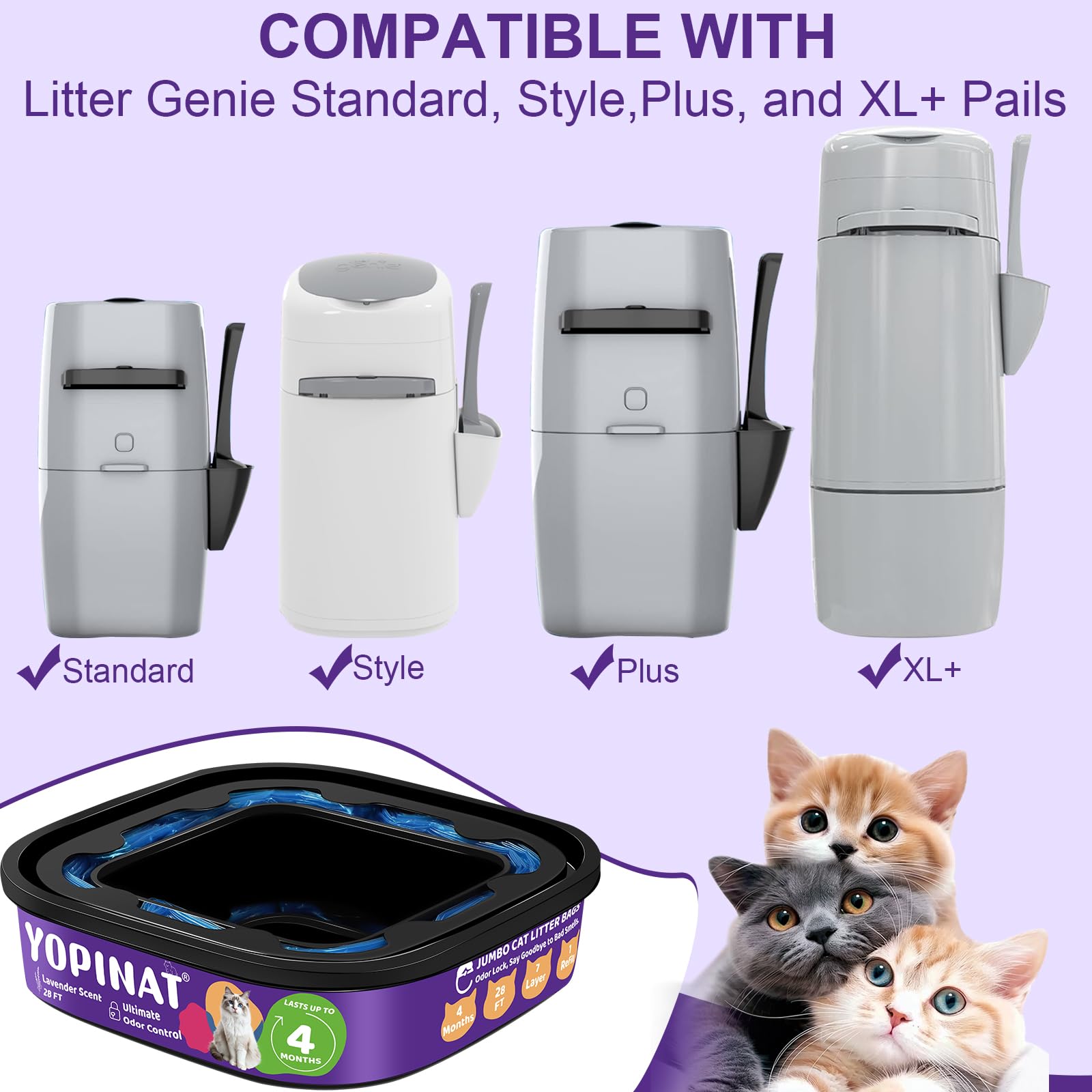 Sacs Yopinat jumbo pour chien, gestion pratique des déchets et odeurs.