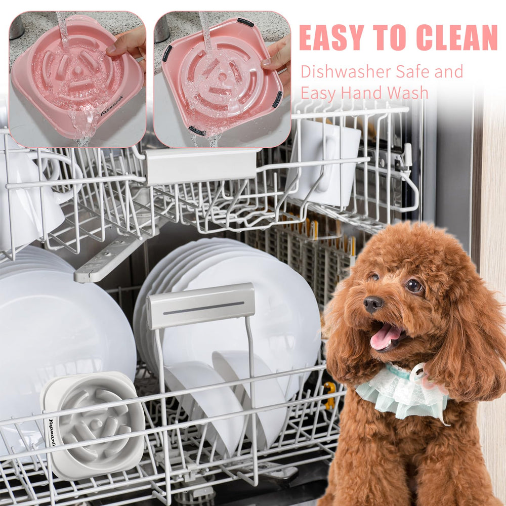 Moment repas lent avec le bol Yopnoyik pour chien