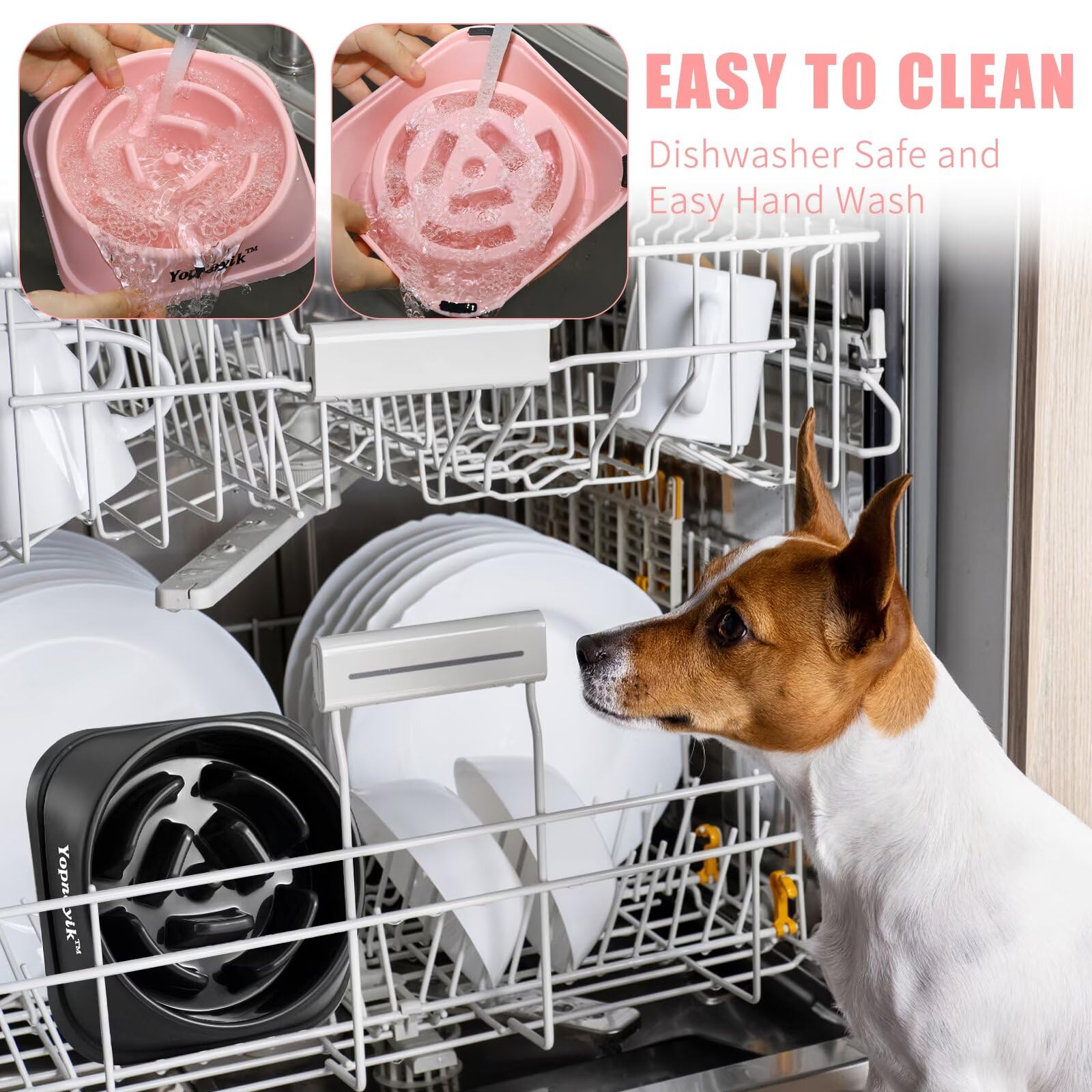 Nettoyage facile avec le bol lent Yopnoyik, robuste et durable.