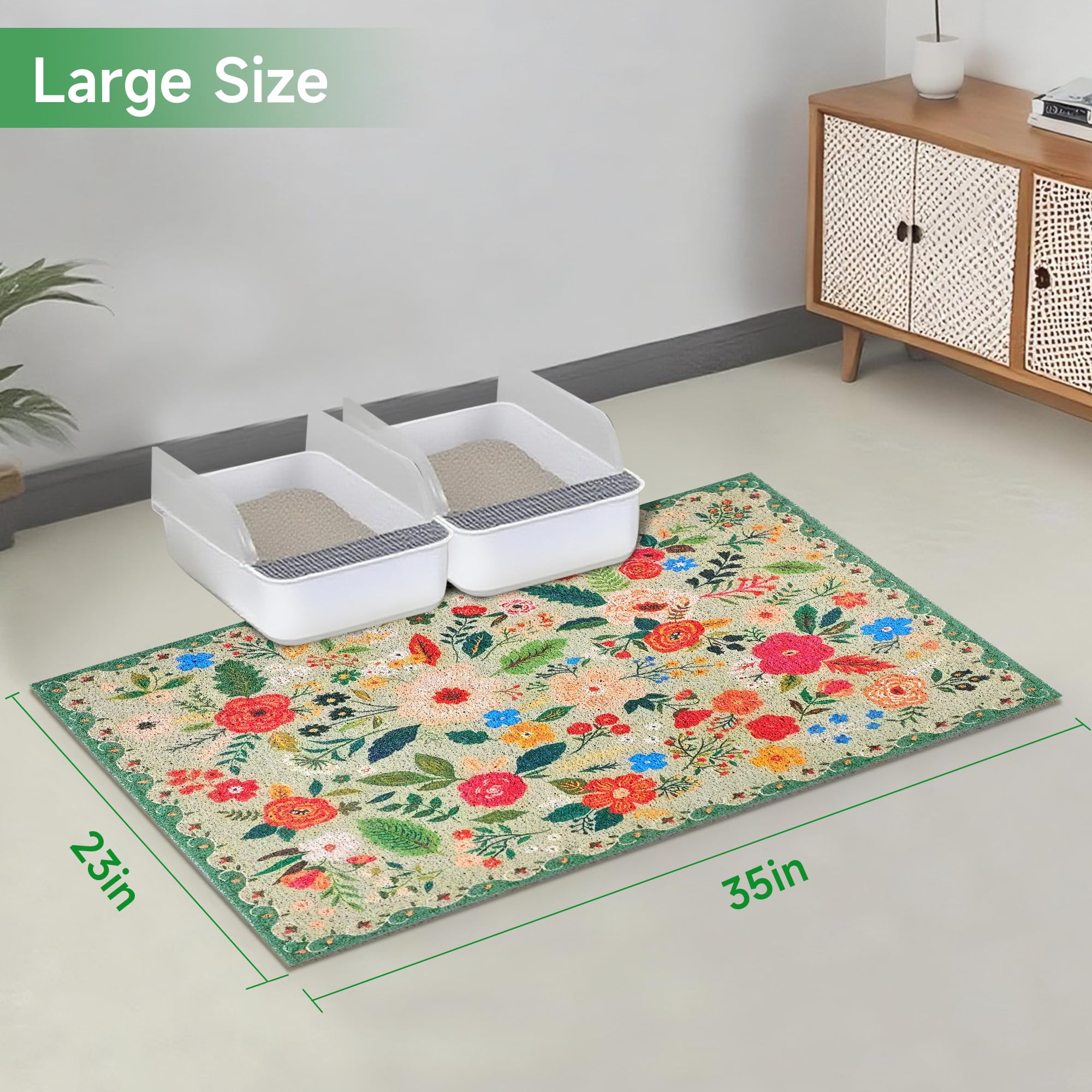 YOSEPATI Tapis Protection Sol: protège les sols des éclaboussures et urine