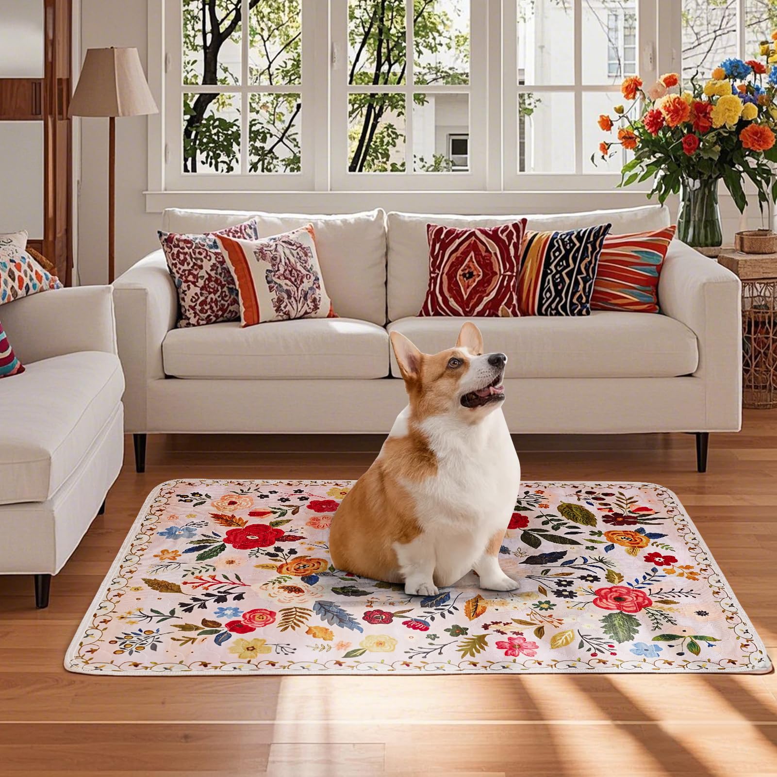 YOSEPATI tapis apprentissage chien 48x32, surface douce pour l'entraînement