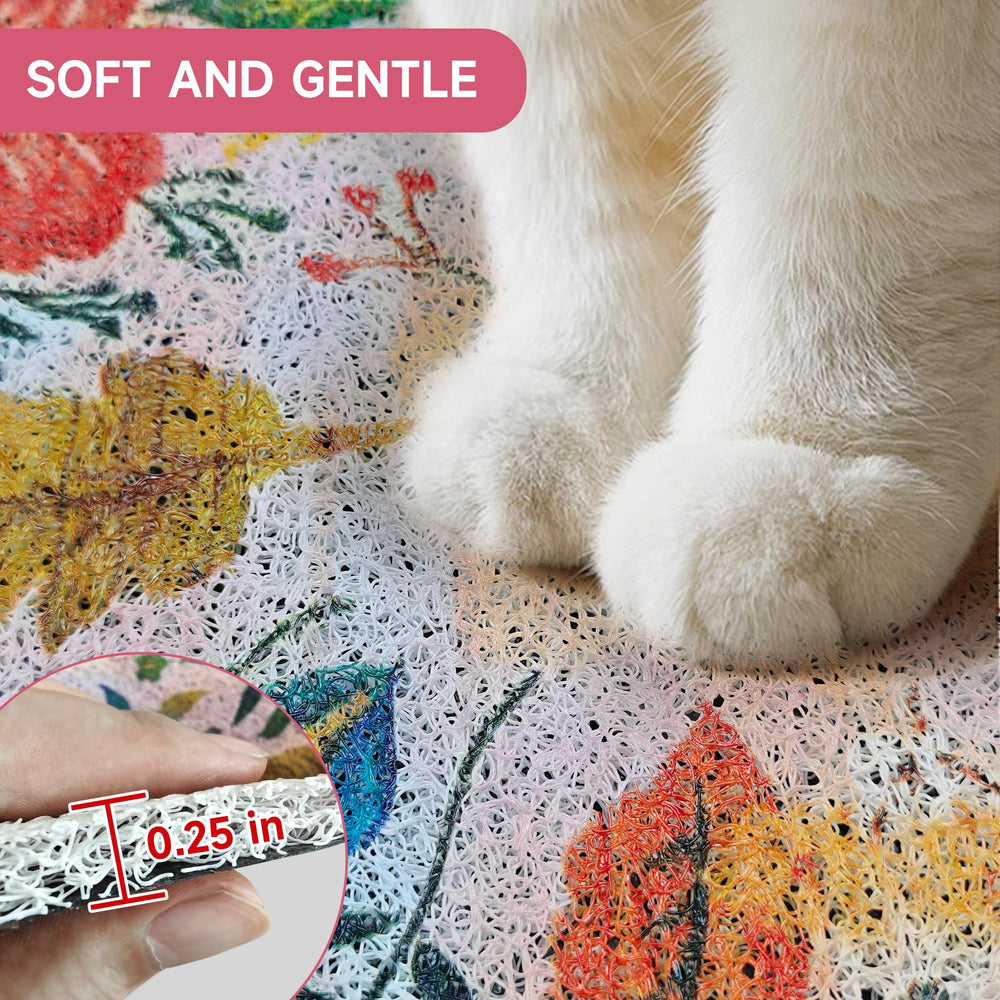 YOSEPATI Tapis Litière Chat – design bohème s integre à votre intérieur