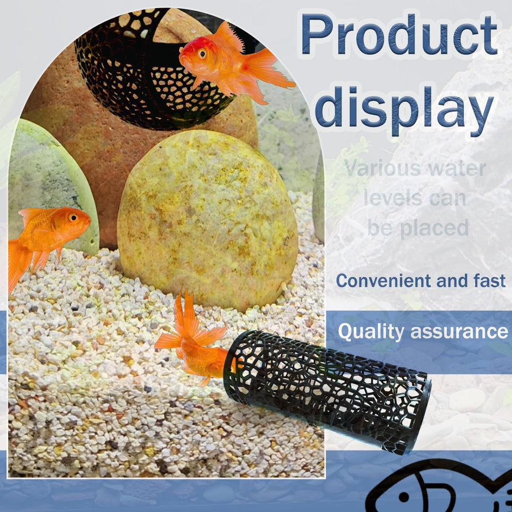 YOSMAKIY accessoire-aquarium-poisson-noir-hamac-tunnel offre une installation discrète et adaptée.