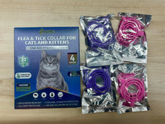 YOTANGO collier anti-puces pour chat, violet, prévention des parasites.