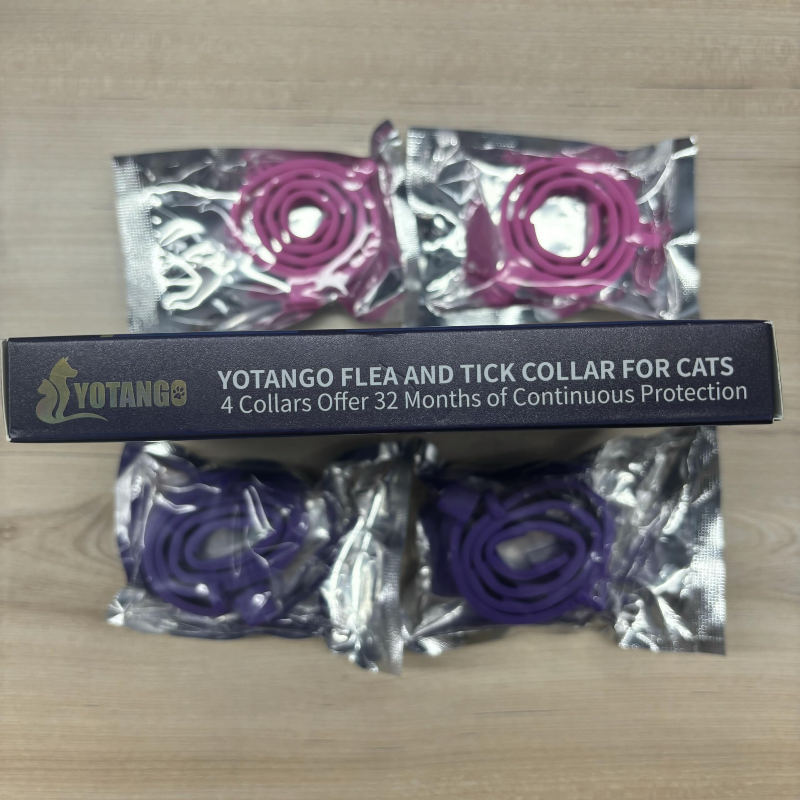 YOTANGO collier chat étanche pour usage quotidien et pluies.