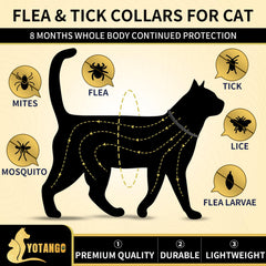 Close-up sur la boucle réglable du collier YOTANGO pour chats