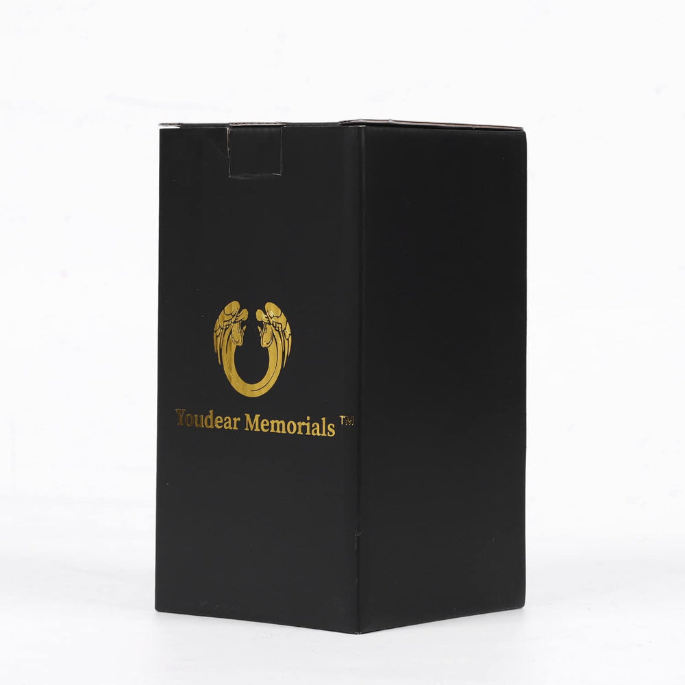 Idée cadeau Youdear Memorials, urne pour animaux en acier inoxydable.
