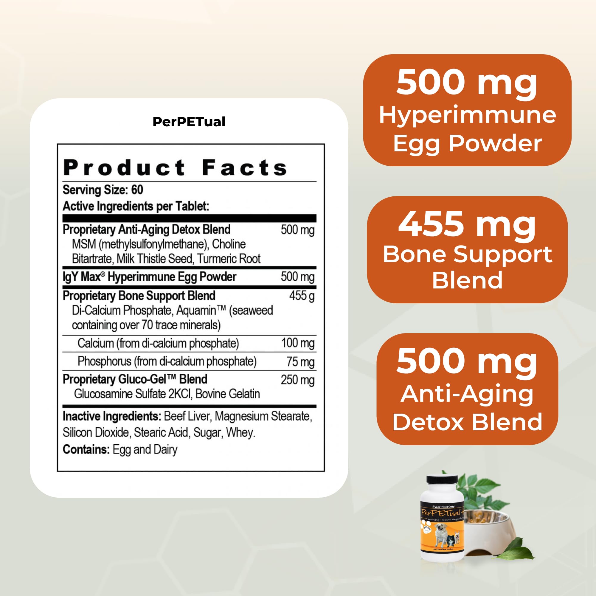Saveur boeuf Perpetual Plus – friandise appétissante pour chien.