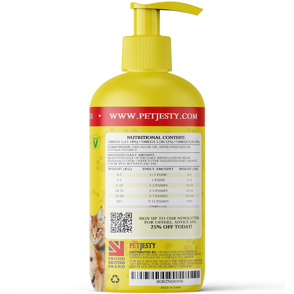 Your Petjesty huile omega-3 renforce le système immunitaire