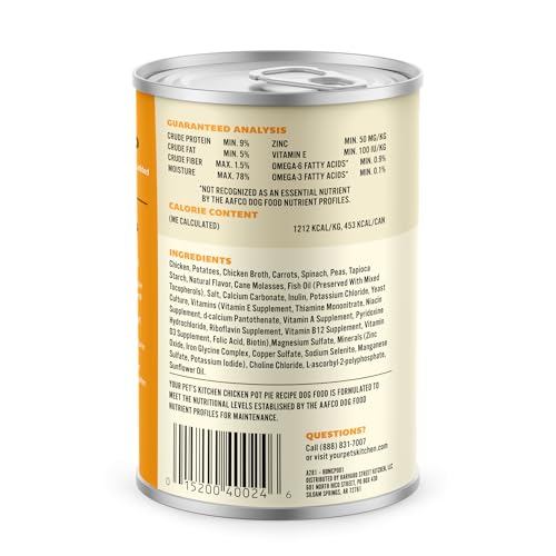 YOUR PET'S KITCHEN poulet premier ingrédient, protéine de qualité pour chien