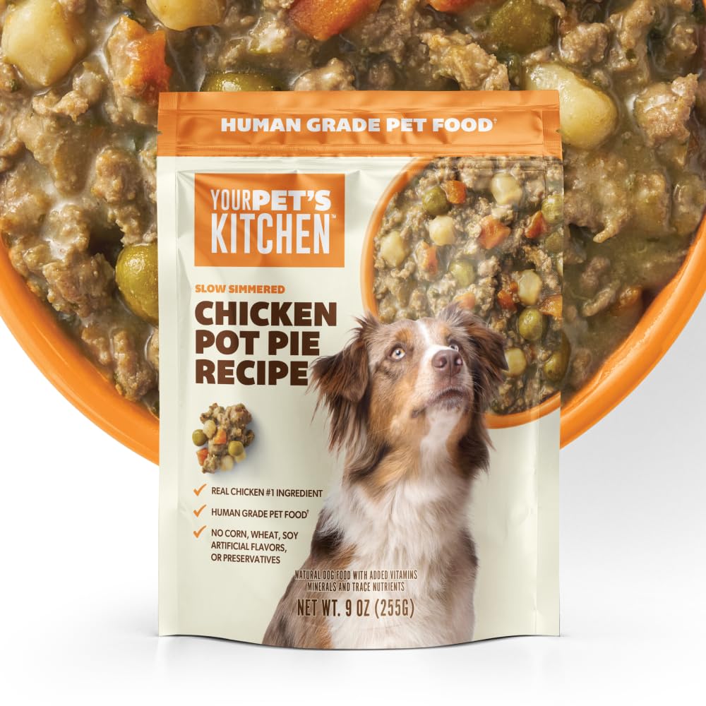 Your Pet's Kitchen sachet poulet pot-pie prêt à servir pour un repas pratique et savoureux.