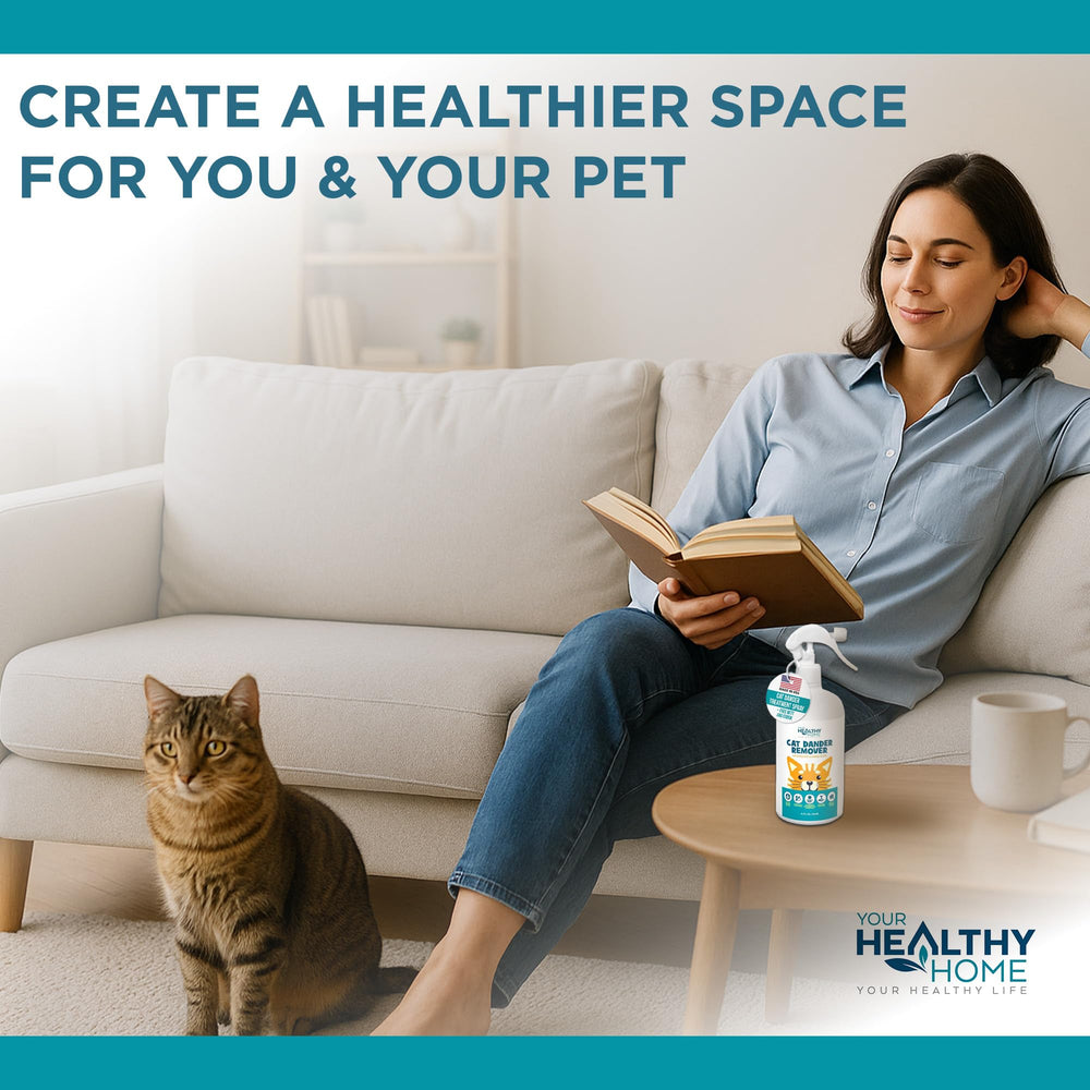 YourHealthyHome Cat Dander Remover – nettoyage rapide sans bain, pratique