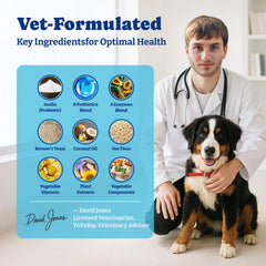 YoYoBay Probiotiques pour chiens — bouchées molles, dégustation agréable et bienfaits digestifs.