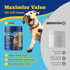 YoYoBay Probiotiques pour chiens — ingrédients naturels, formule sans additifs artificiels.