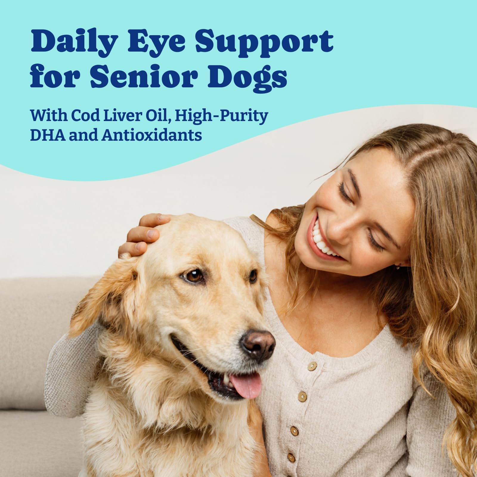 YoYoBay suppléments vision chien astaxanthine — antioxydant bénéfique pour les yeux.