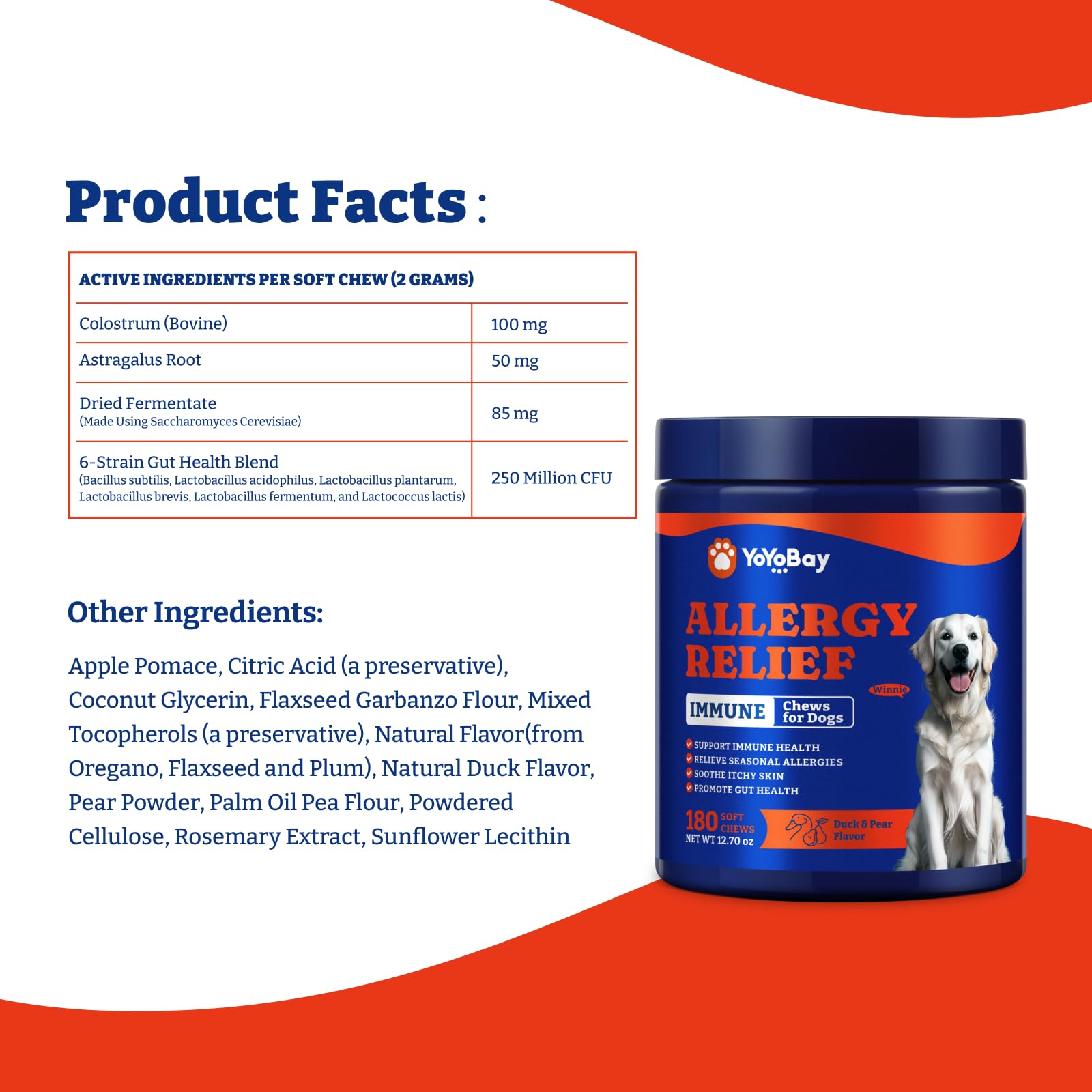Usage quotidien YoYoBay: complément nutritionnel pour chien actif et heureux.