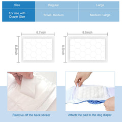 Liner absorbant Ypfyed pour couches chien, protection nocturne.